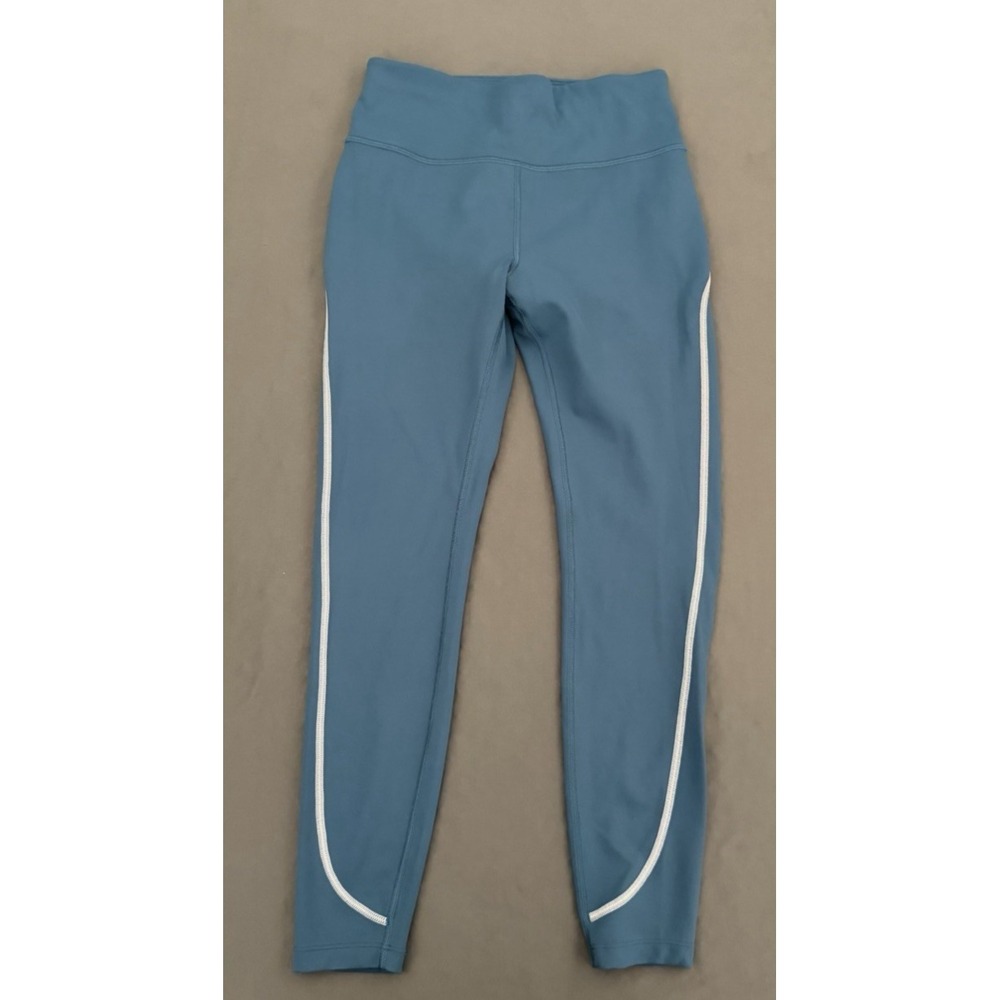 Peloton Athletic Leggings Womens Size Small Blue Cropped Athleisure Workout